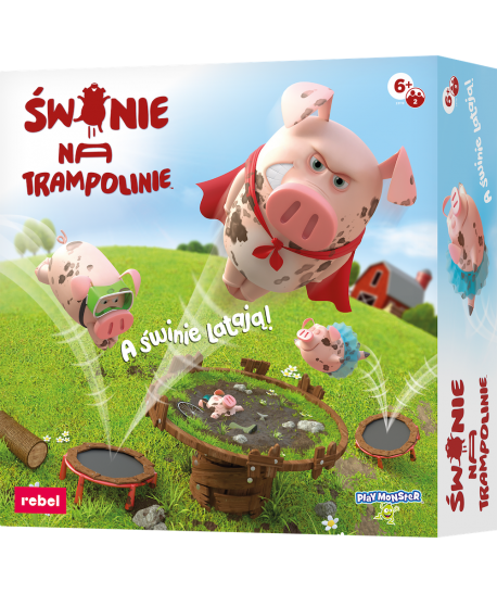 Świnie na trampolinie