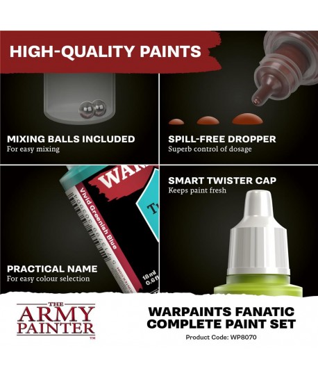 The Army Painter: Warpaints Fanatic - Complete Paint Set
