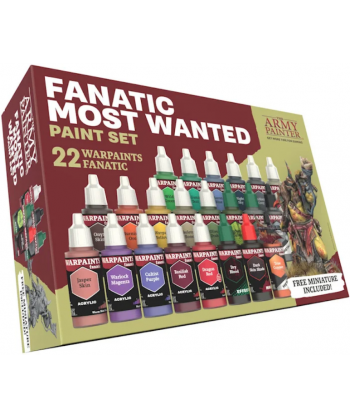 The Army Painter: Warpaints - Fanatic - Most Wanted Paint Set